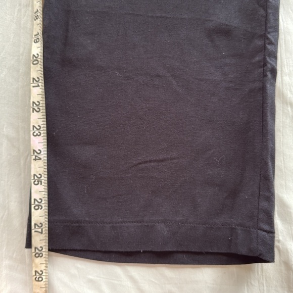 Monteau Black Strapless Jumpsuit Belted Linen Blend Wide-Leg Palazzo Style Sz M - Picture 6 of 13